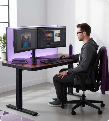 Biurka regulowane elektrycznie 