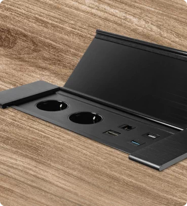 Gniazda meblowe wpuszczane