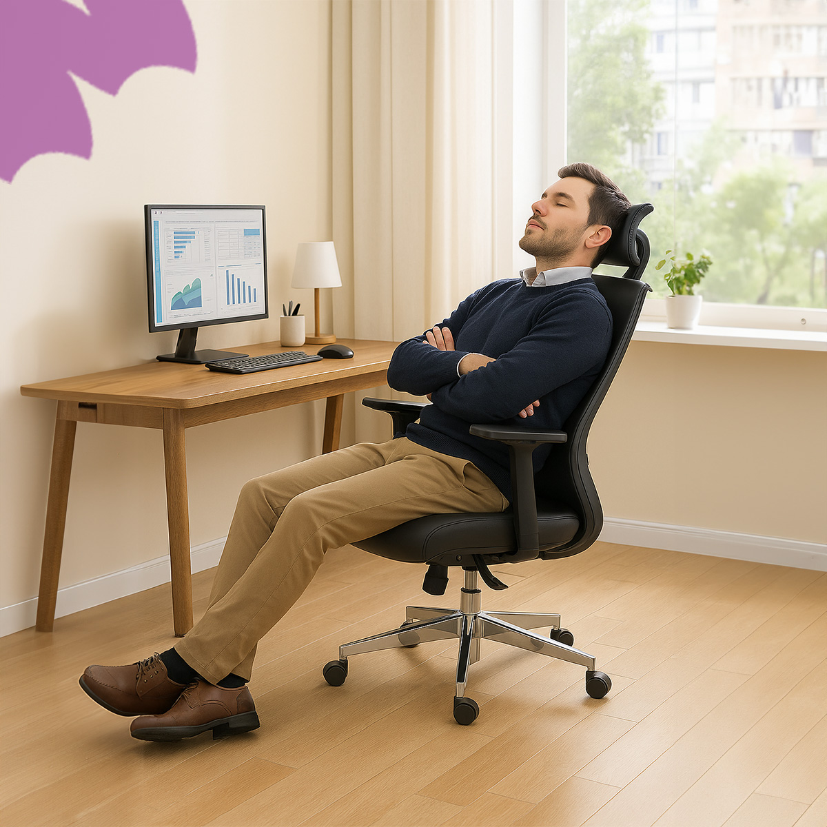 Ergonomiczne krzesło do biura