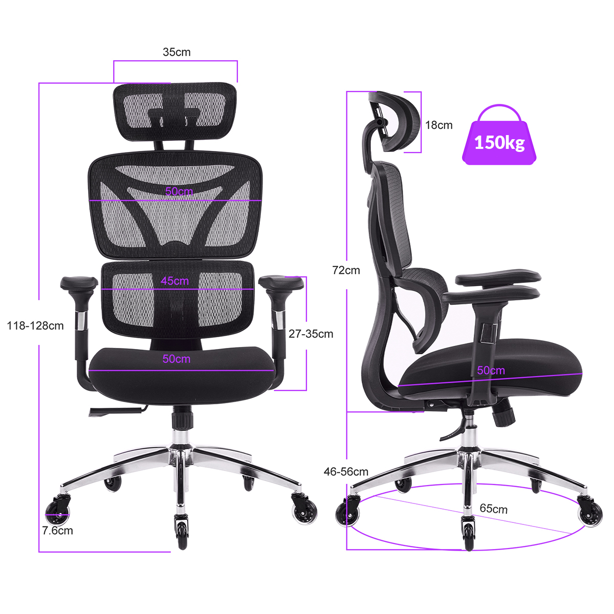 Specyfikacja fotela biurowego