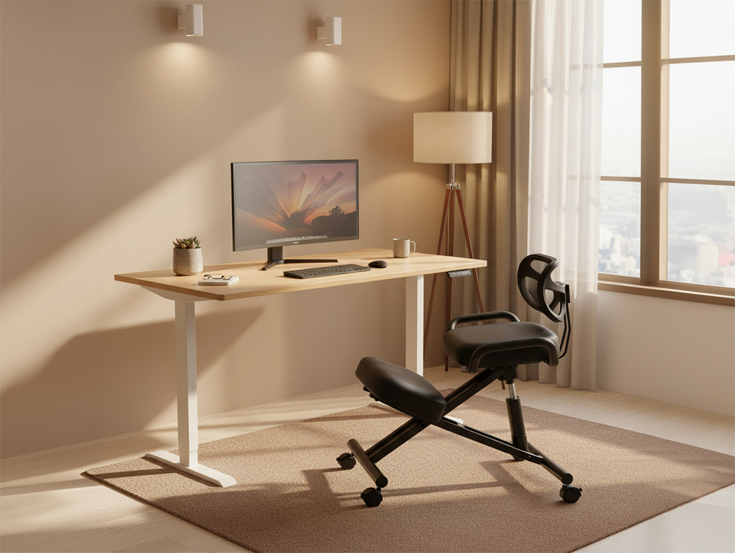 Klęcznik do nowoczesnego biura