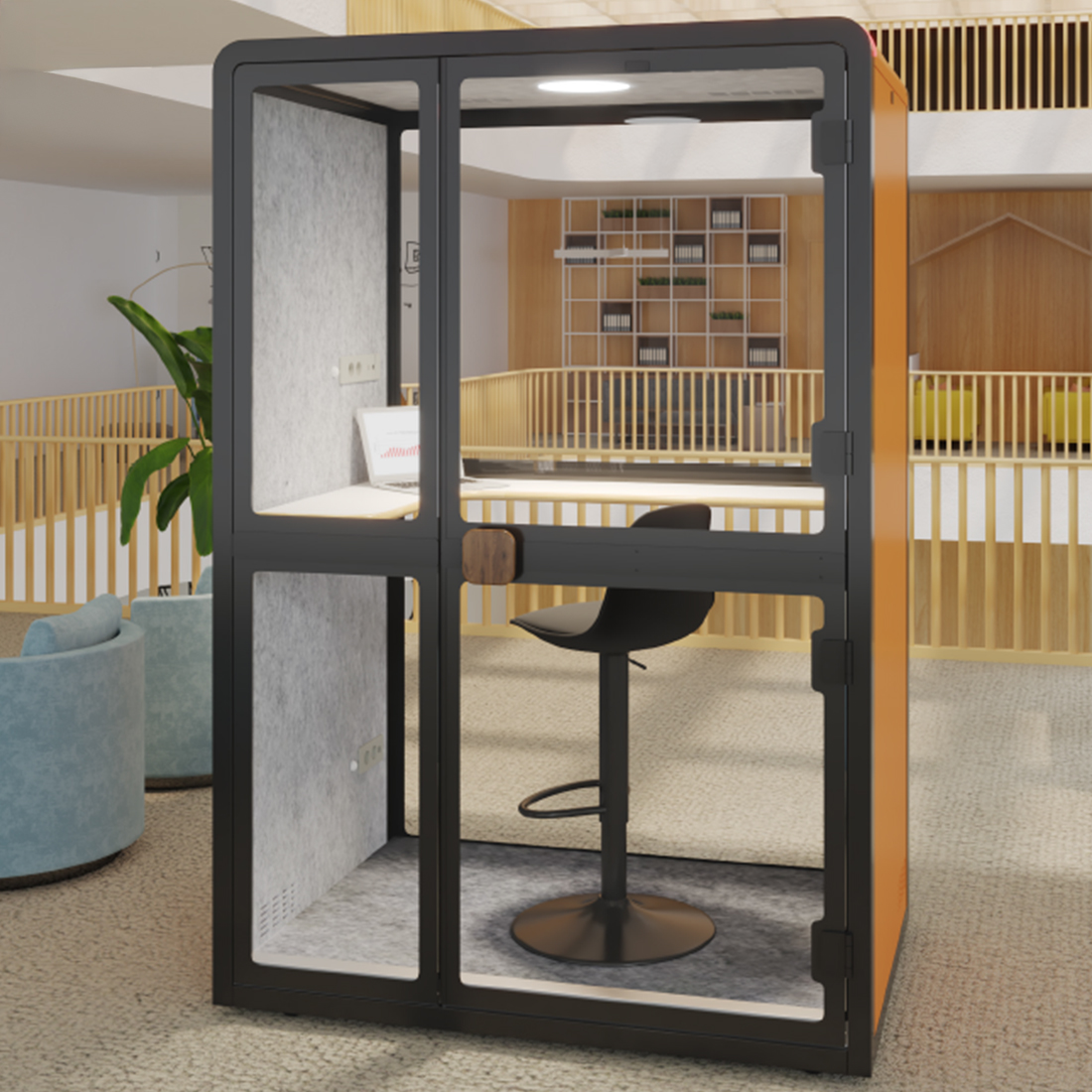 Kabina akustyczna do biura