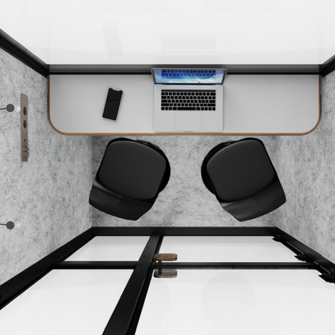 Budka akustyczna do pracy w głośnym środowisku