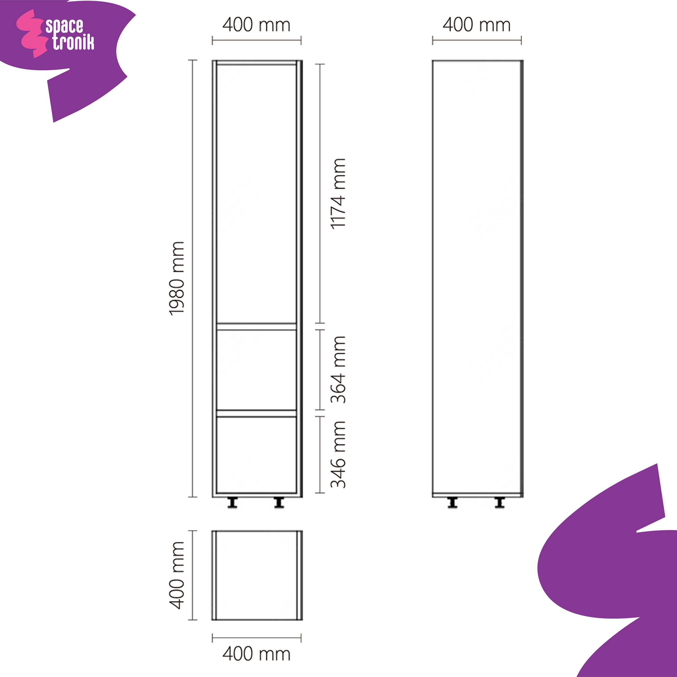 Specyfikacja regału 198 cm