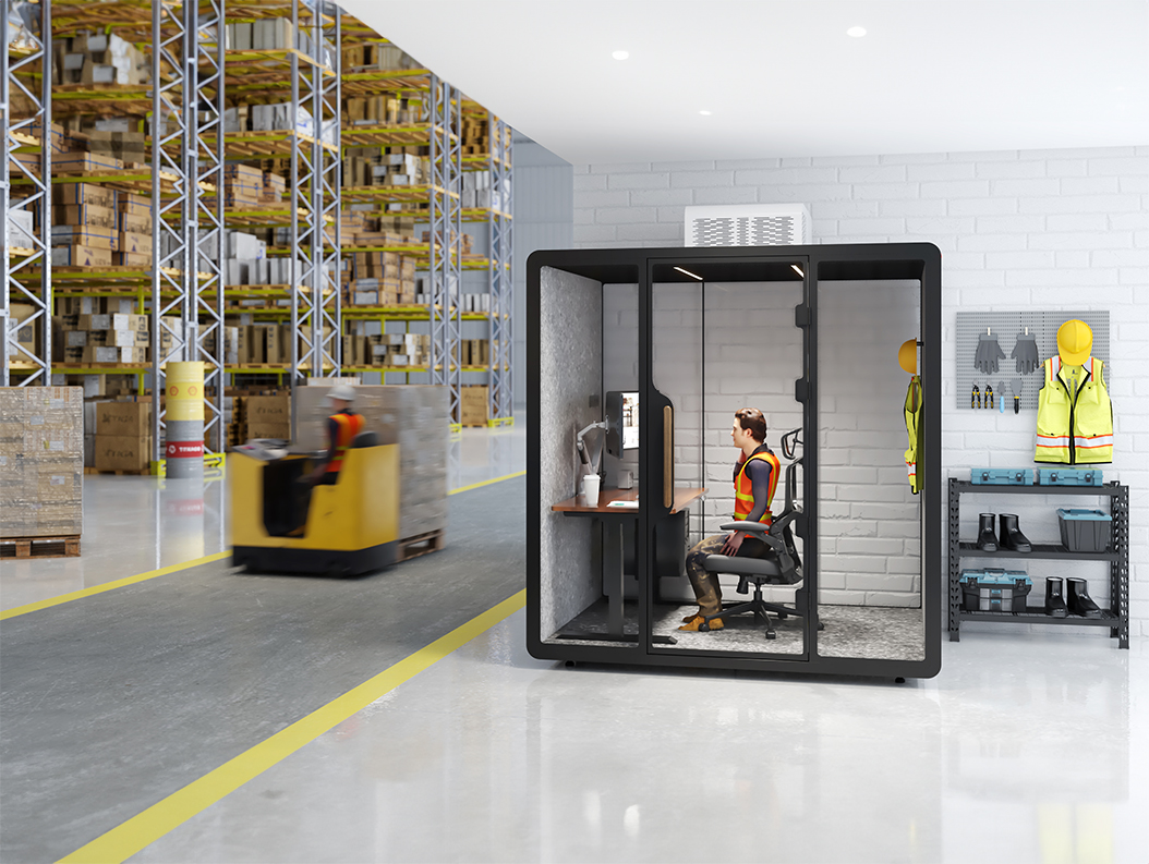 Budka dźwiękoszczelna do biura