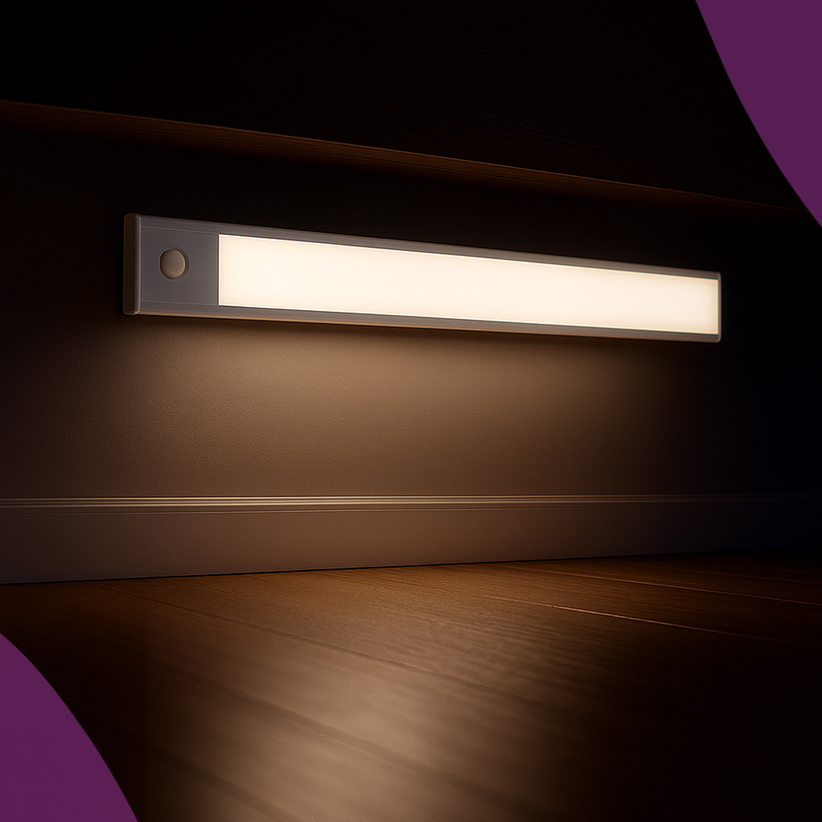 Lampka LED z czujnikami