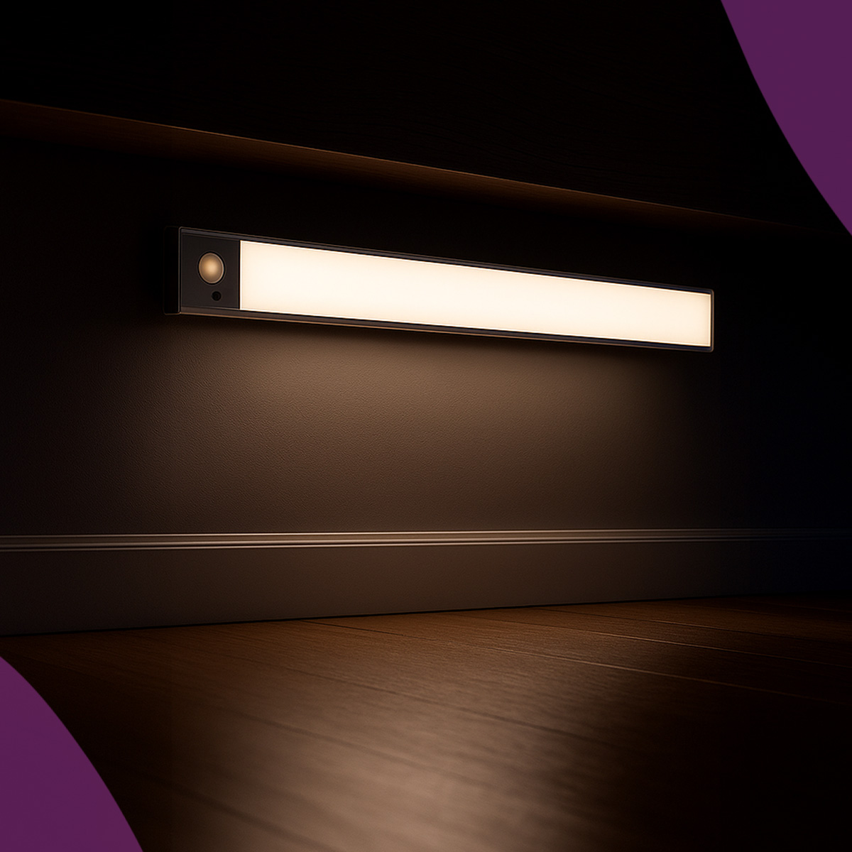 Lampka LED z czujnikami