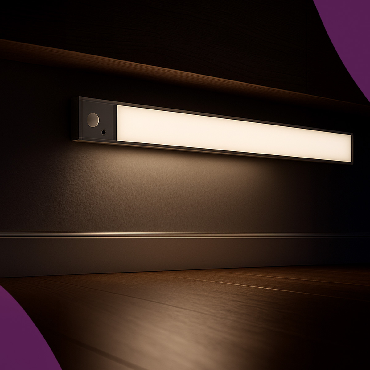 Lampka LED z czujnikami