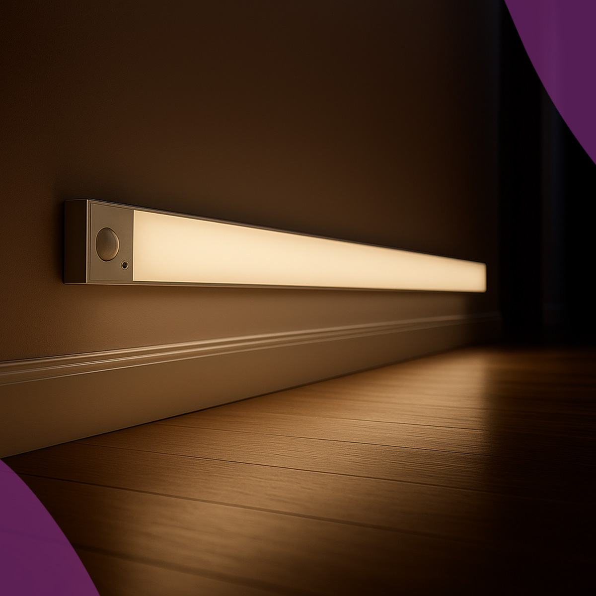 Lampka LED z czujnikami