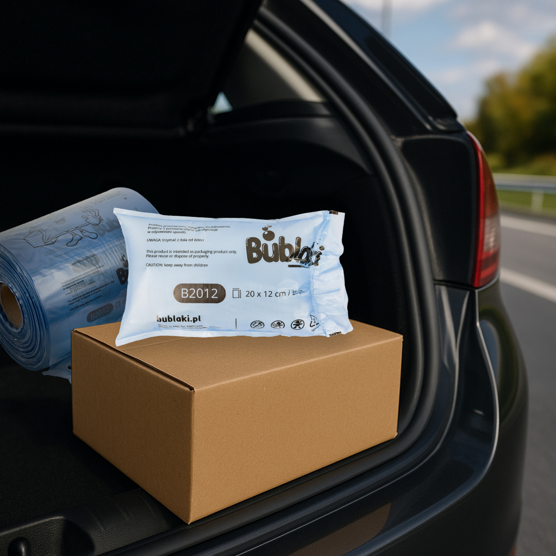 Eko wypełniacz do paczek Bublaki