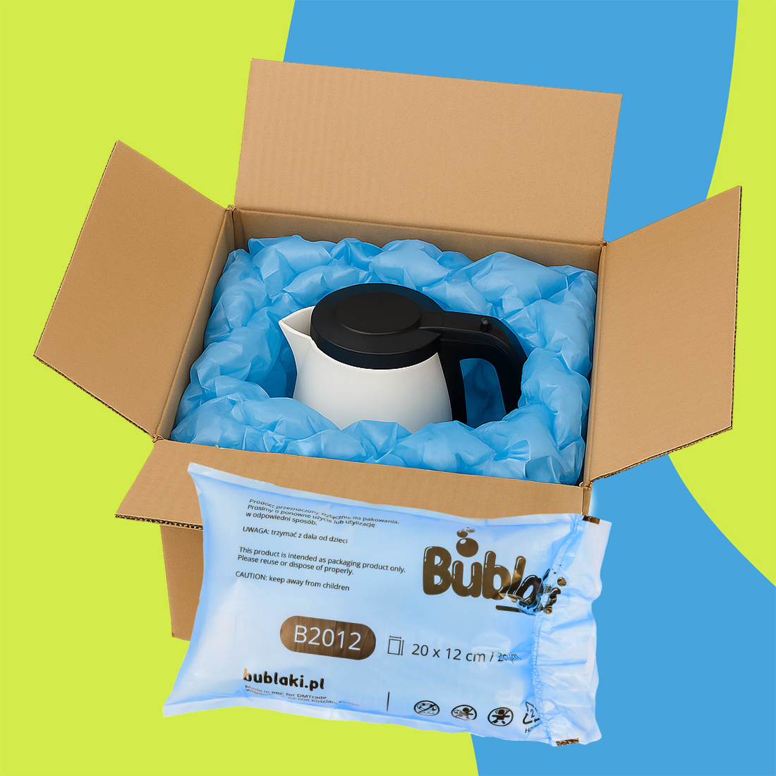 Eko wypełniacz do paczek Bublaki