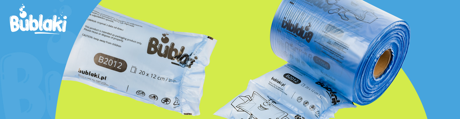 Eko wypełniacz do paczek Bublaki