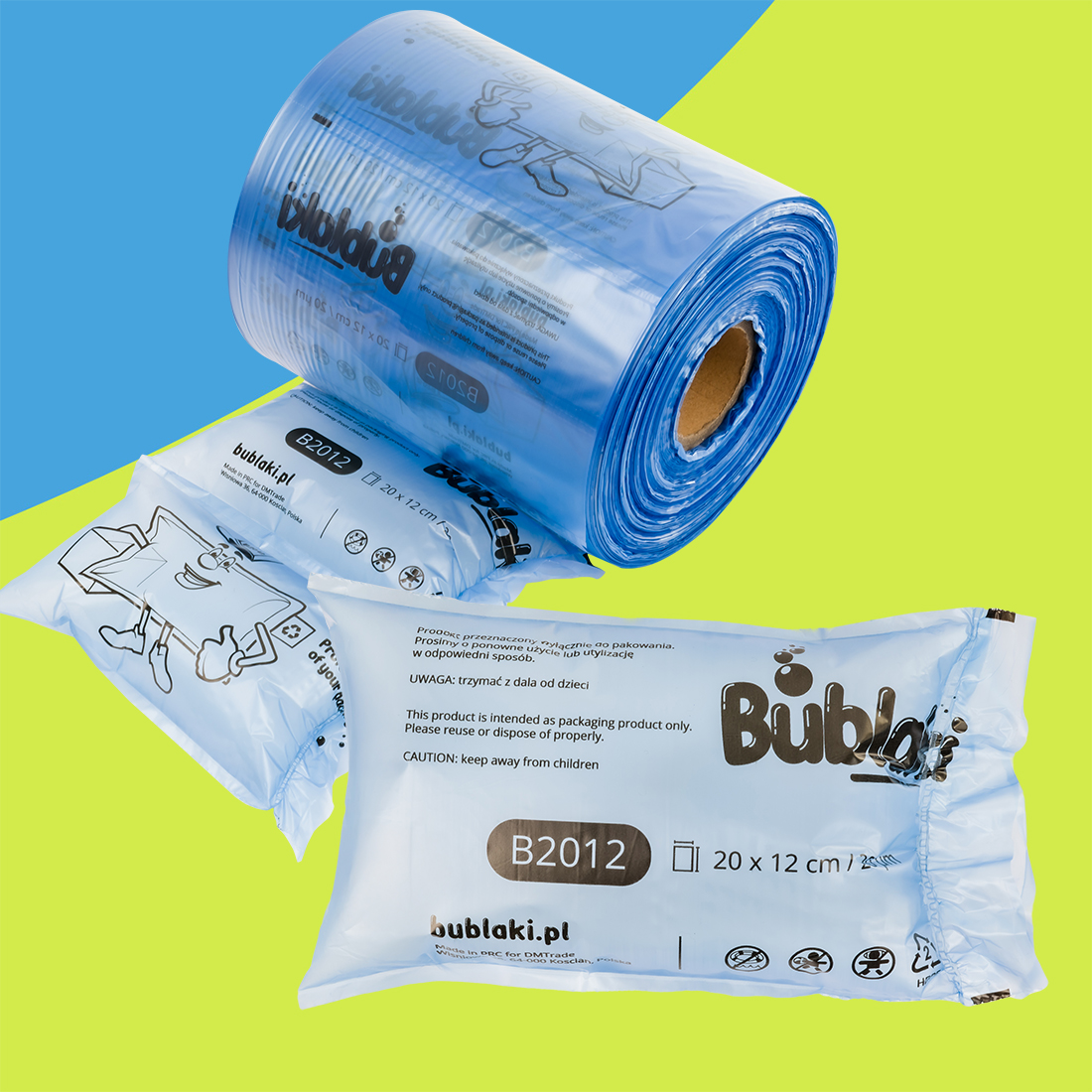 Eko wypełniacz do paczek Bublaki