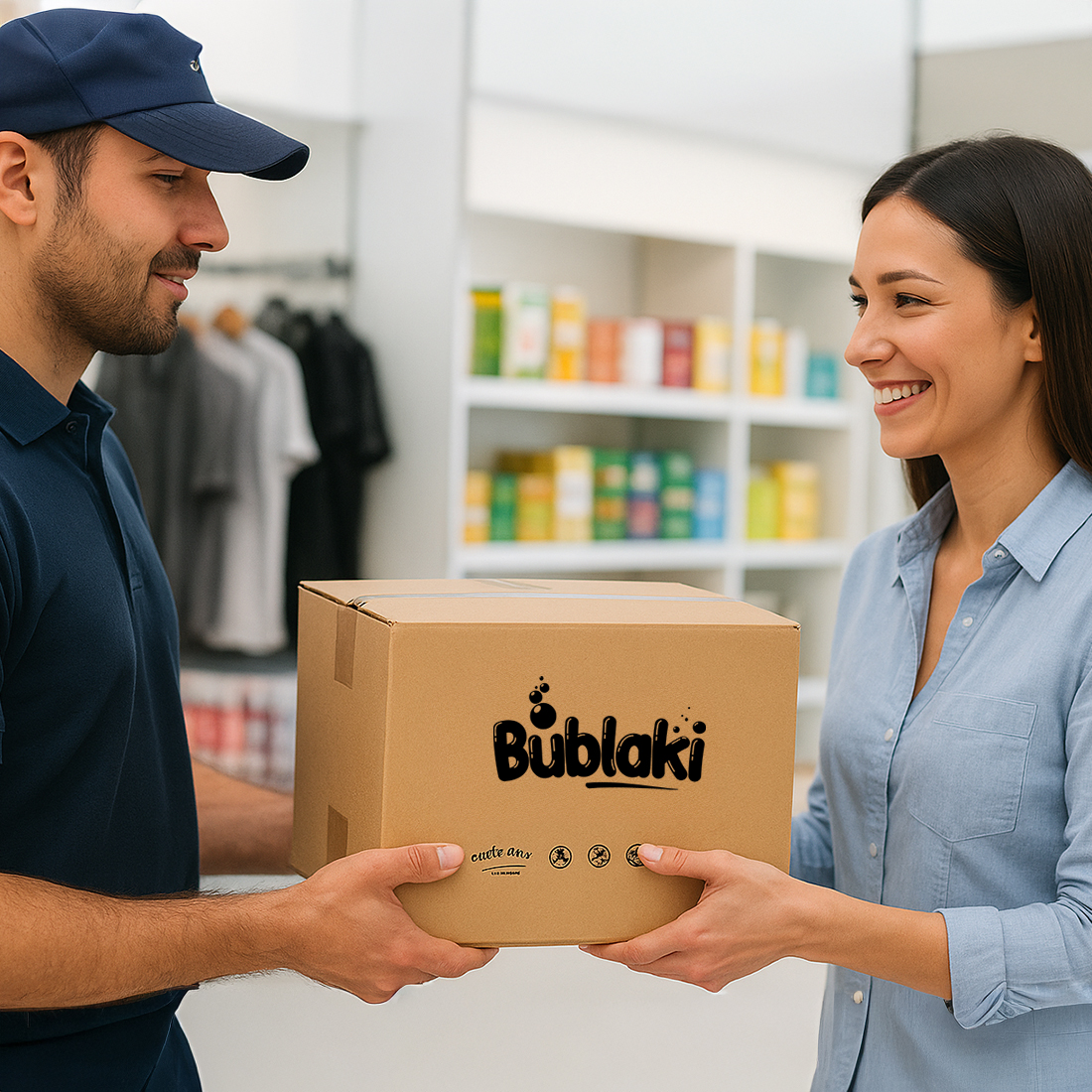 Eko wypełniacz do paczek Bublaki