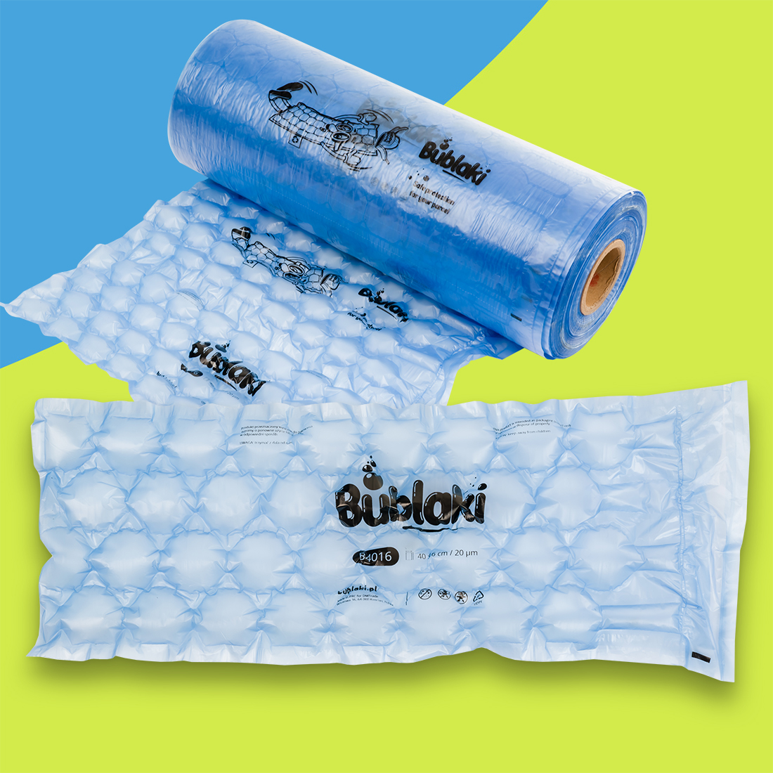 Eko wypełniacz do paczek Bublaki