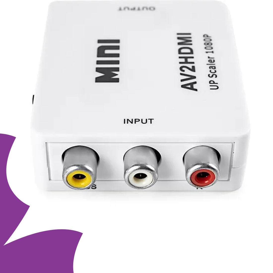 konwerter rca na hdmi, adapter av na hdmi, av2hdmi spacetronik, przejściówka rca hdmi, podłączenie ps2 do tv hdmi, konwerter retro konsoli, hdmi dla dvd rca, adapter sygnału analogowego hdmi