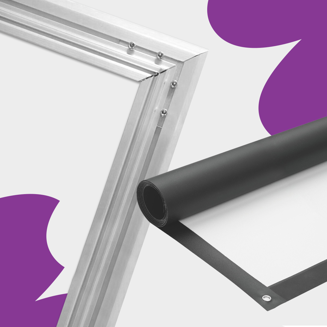 łatwy montaż ekranu, uchwyty ścienne, szybkie składanie, instrukcja, oszczędność czasu, ekran projekcyjny 100 cali, rama aluminiowa, cienka ramka, kino domowe, konferencje