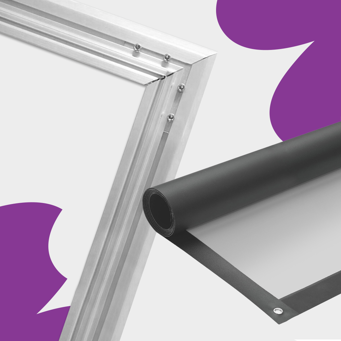 łatwy montaż ekranu, uchwyty ścienne, szybkie składanie, instrukcja, oszczędność czasu, ekran projekcyjny 100 cali, rama aluminiowa, cienka ramka, kino domowe, konferencje