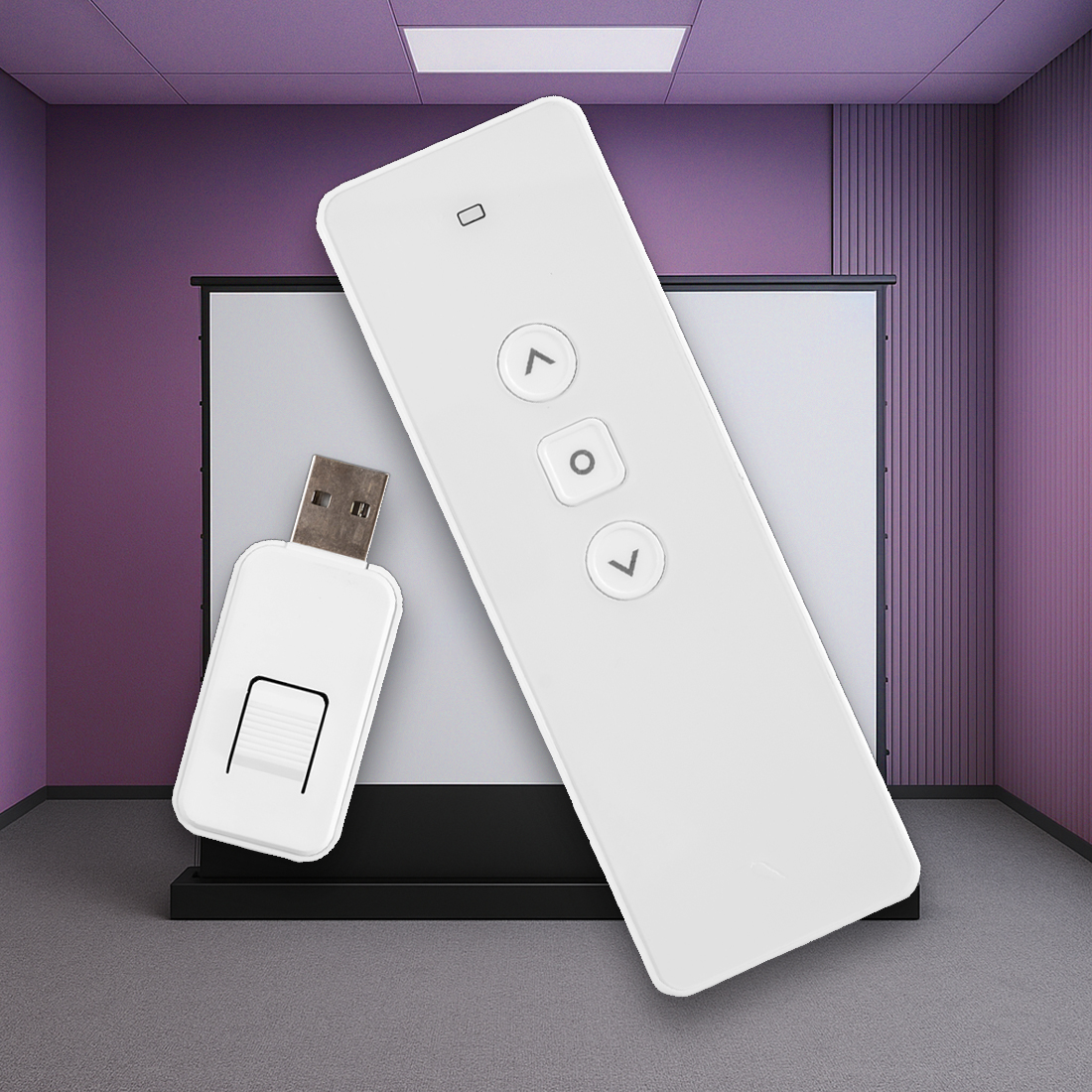 sterowanie RS485, DC12V, pilot do ekranu projekcyjnego, ekran PRS-GE01 100 cale 4K HD