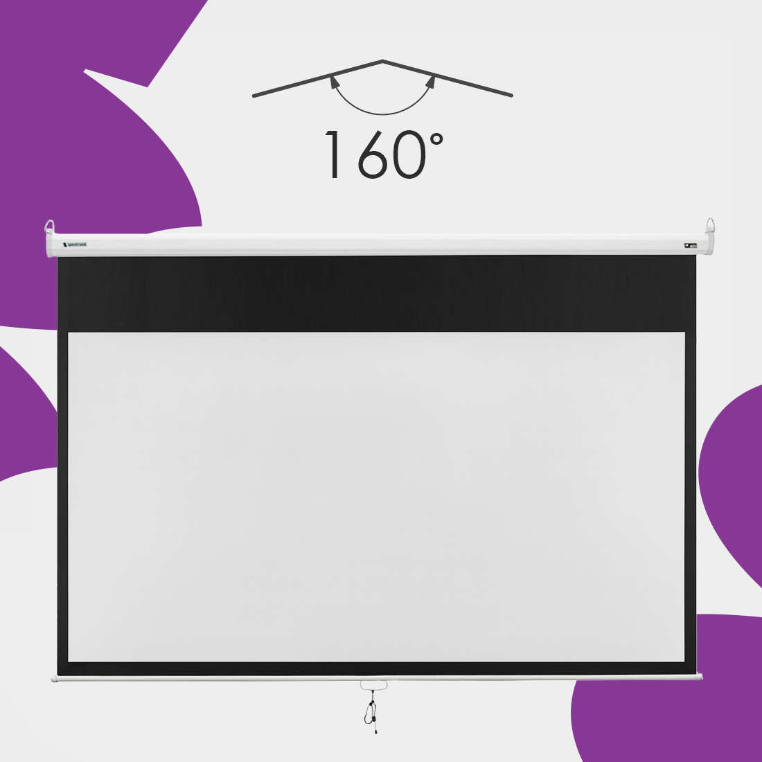 Projekcyjny ekran 90 cali 4K HD