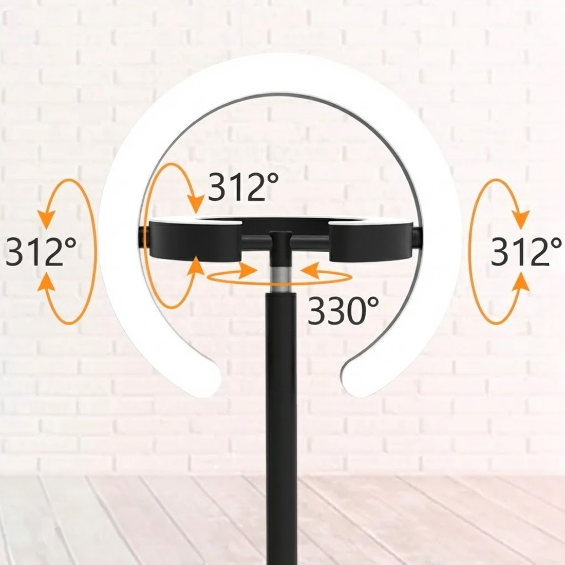 lampa podłogowa obrotowa, lampa led z regulacją kąta, lampa do pracy biurowej, lampa stojąca ergonomiczna, lampa bezcieniowa, nowoczesna lampa glow d10, lampa do czytania, lampa led premium, oświetlenie stanowiska pracy