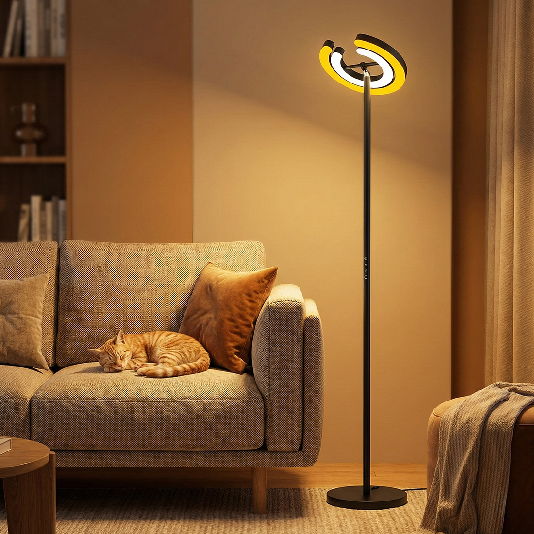 magnetyczny pilot do lampy, lampa podłogowa z pilotem magnetycznym, lampa led z pilotem glow d10, pilot magnetyczny do lampy led, lampa stojąca sterowana pilotem