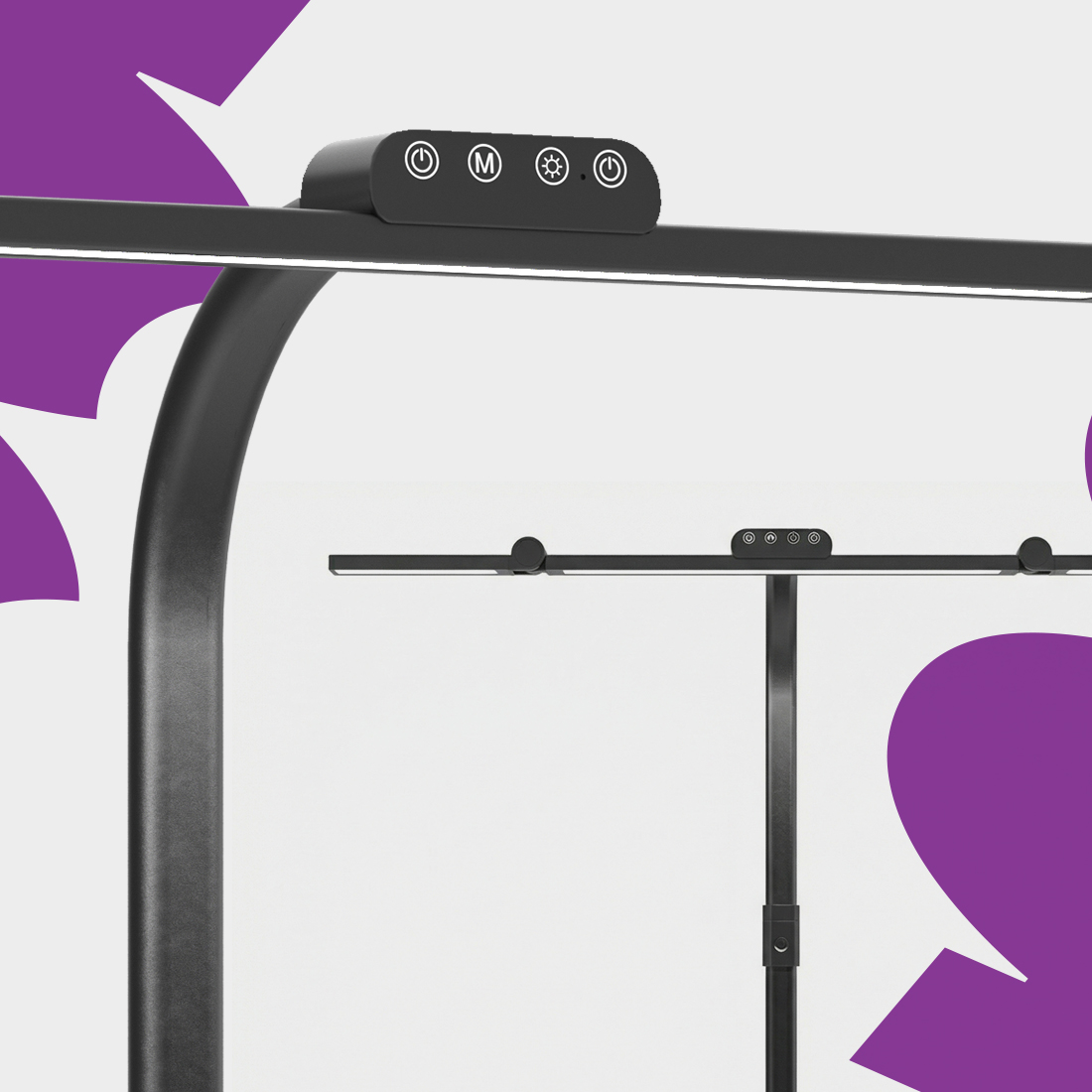 lampa biurkowa Spacetronik Glow D9 solidna konstrukcja dotykowy panel sterowania lampa LED do biura lampa kreślarska regulowana