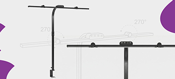 lampa biurkowa LED, lampa kreślarska bezcieniowa, lampa do rysowania, lampa biurowa Spacetronik, lampa LED do pracy, lampa z regulacją barwy, lampa do biura, profesjonalna lampa biurkowa