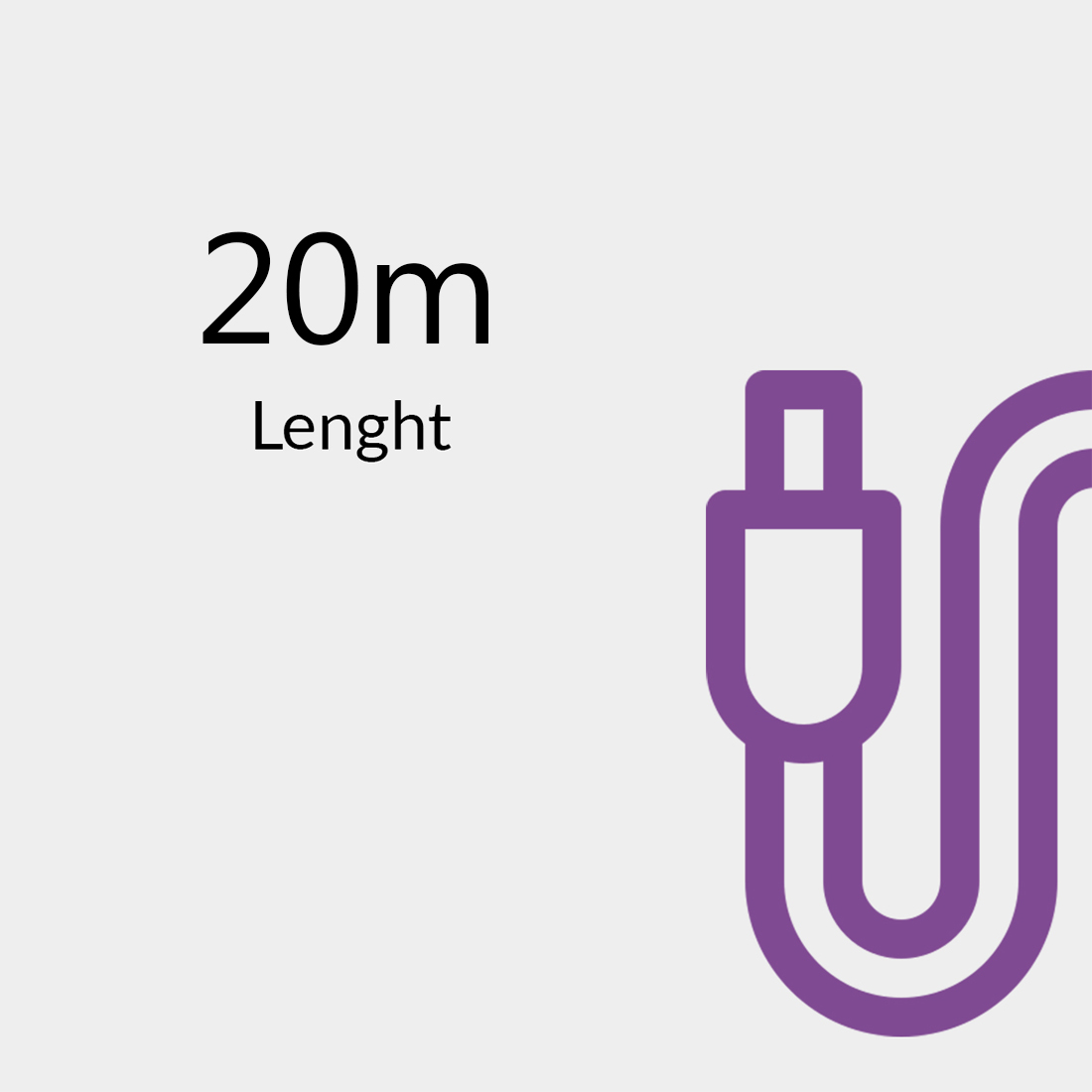 kabel 20 metrów - elastyczność, optymalna jakość sygnału, estetyka