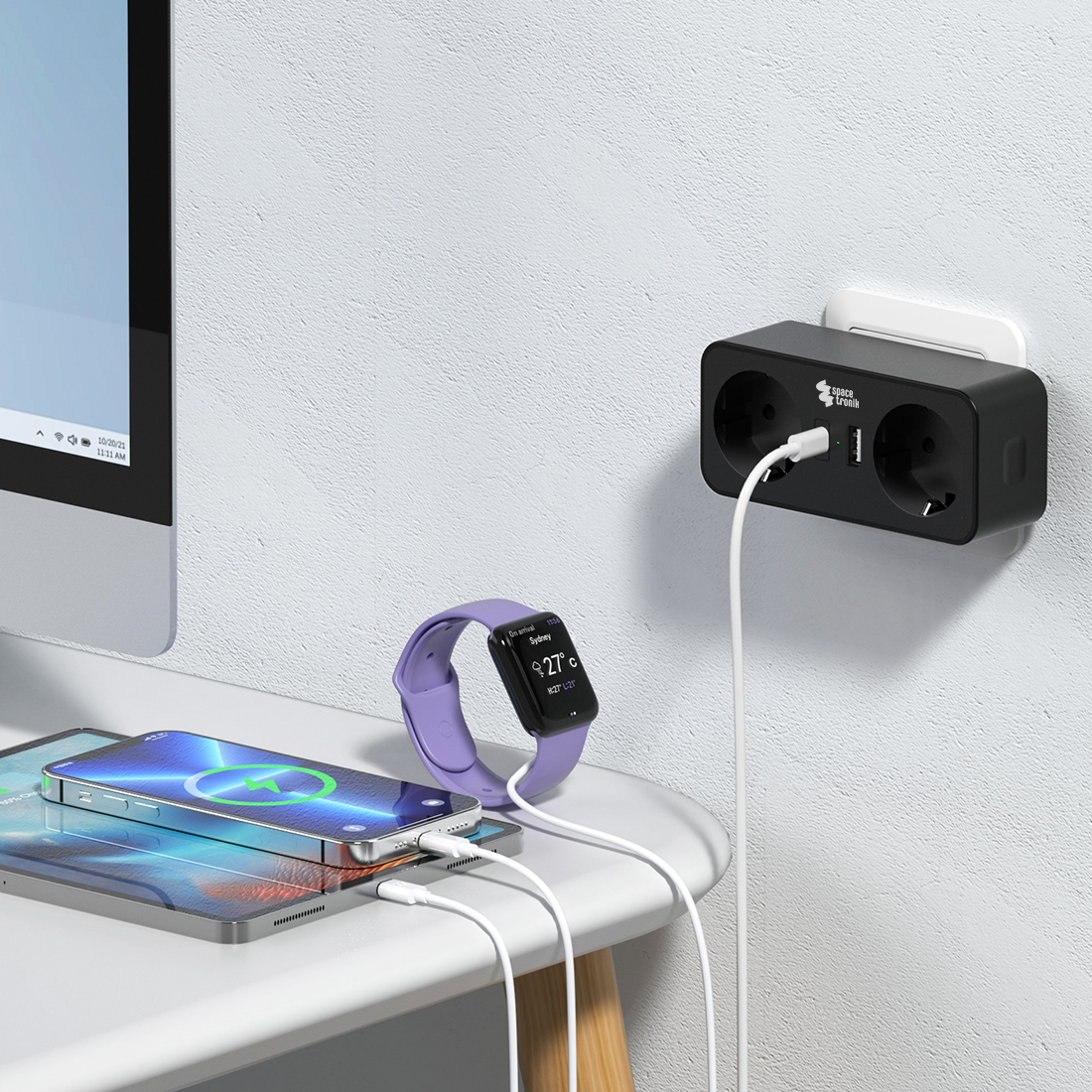 gniazdo wtykowe podróżne, adapter z usb, rozgałęźnik z usb c, ładowarka ścienna z gniazdami, gniazdko z usb do podróży, przedłużacz z usb c kompaktowy, travel adapter eu, szybkie ładowanie usb gniazdko