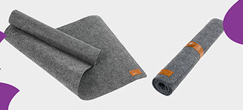 mata filcowa pod myszkę, podkładka na biurko 120x60, Spacetronik mata PVC, elegancka podkładka do biura, szary filc, podkładka gamingowa filcowa, filcowa mata na laptopa, podkładka komputerowa XL