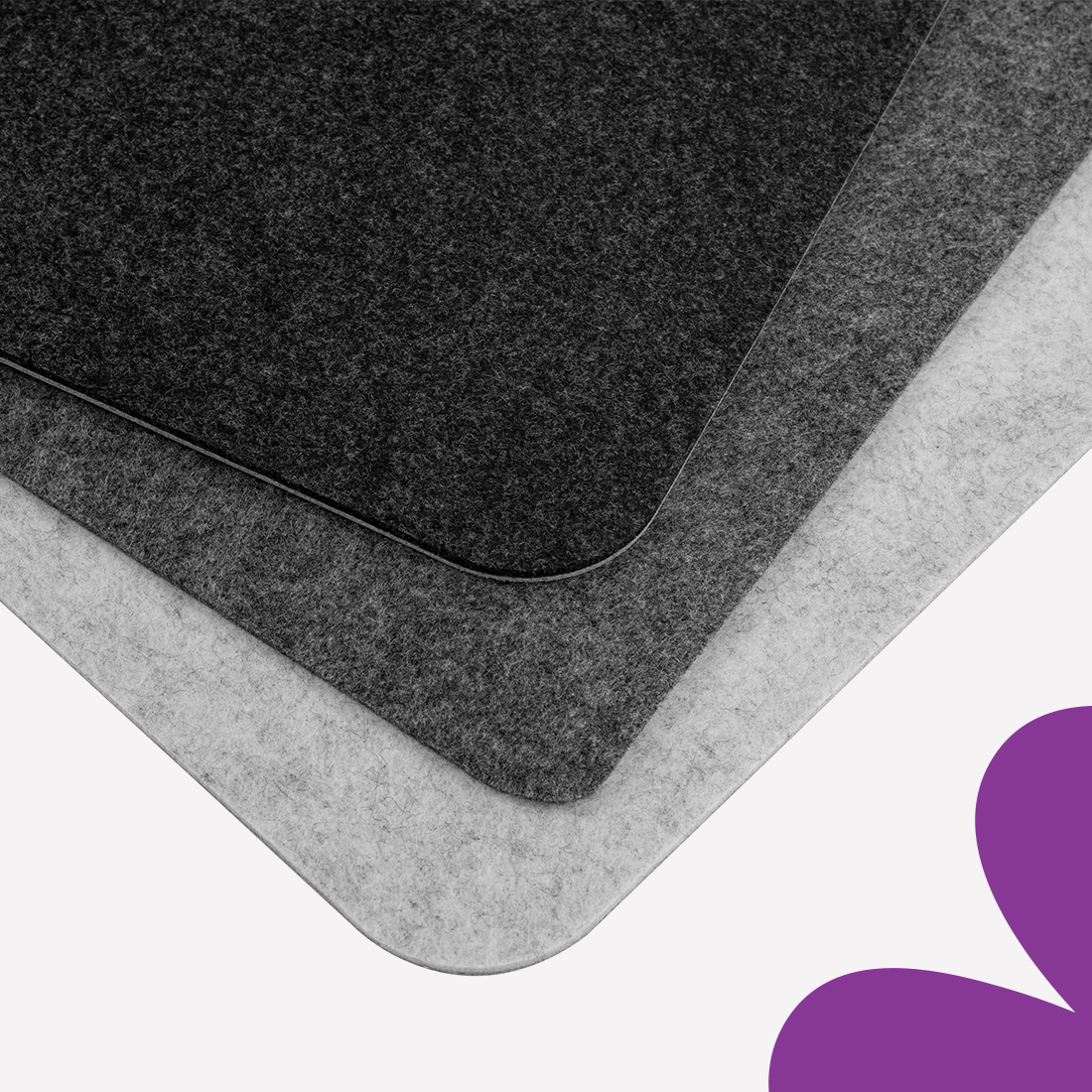 mata filcowa pod myszkę, podkładka na biurko 80x40, Spacetronik mata PVC, elegancka podkładka do biura, jasnoszary filc, podkładka gamingowa filcowa, filcowa mata na laptopa, podkładka komputerowa XL