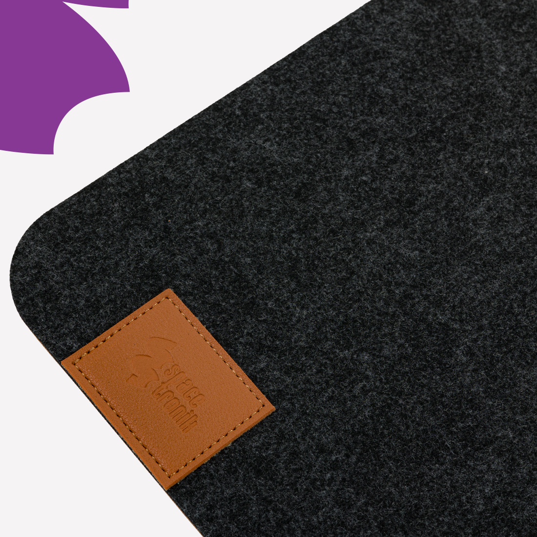 mata filcowa pod myszkę, podkładka na biurko 80x40, Spacetronik mata PVC, elegancka podkładka do biura, jasnoszary filc, podkładka gamingowa filcowa, filcowa mata na laptopa, podkładka komputerowa XL