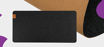 mata filcowa pod myszkę, podkładka na biurko 80x40, Spacetronik mata PVC, elegancka podkładka do biura, jasnoszary filc, podkładka gamingowa filcowa, filcowa mata na laptopa, podkładka komputerowa XL