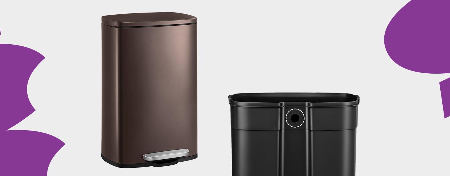 kosz na śmieci z pojedyńczą komorą, kosz na recykling i odpady, kosz stal nierdzewna soft-close, nowoczesny kosz kuchenny, kosz z cichym domykiem, elegancki kosz na śmieci, kosz do segregacji odpadów, kosz Spacetronik SFFT0011