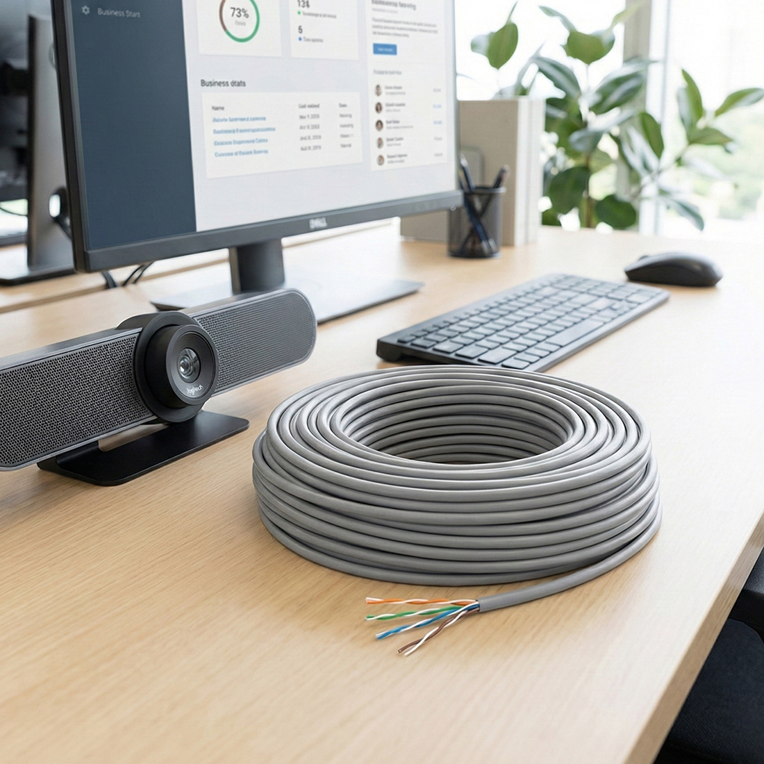 kabel utp do monitoringu sieci ethernet alarmów skrętka cat 5e digitsat instalacja wewnętrzna