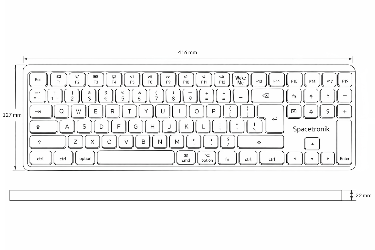 ultracienka klawiatura bezprzewodowa, klawiatura bluetooth mac, klawiatura 2.4g, klawiatura nożycowa, klawiatura slim, klawiatura do macbooka, klawiatura usb c, klawiatura premium