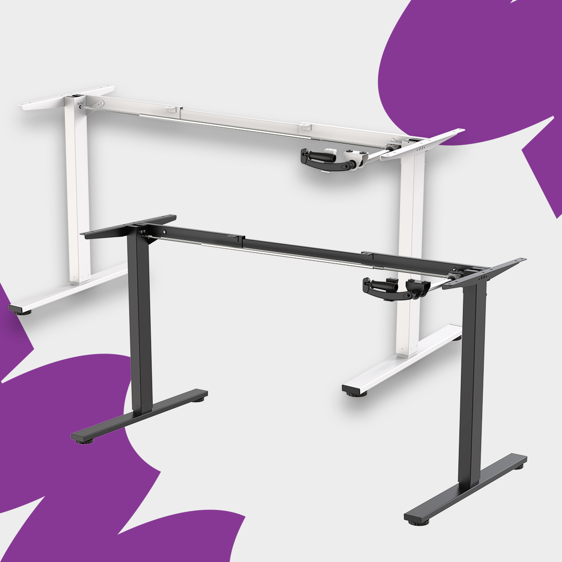 biurko ekonomiczne, tanie biurko regulowane, biurko Spacetronik SPE113M, HT167, biurko ergonomiczne