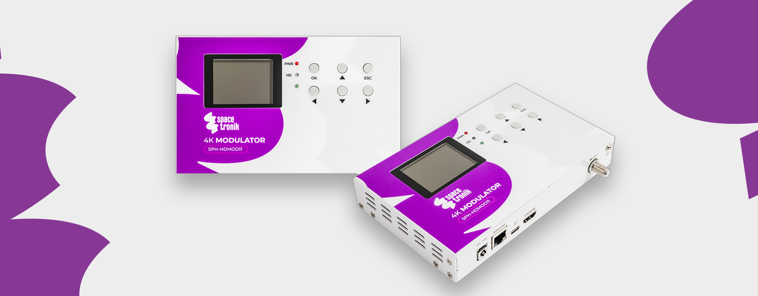 modulator dvb-t2, modulator hdmi do dvb-c, modulator 4k, modulator hevc h265, modulator satelitarny spacetronik, modulator do telewizora, modulator hdmi rf, modulator cyfrowy profesjonalny
