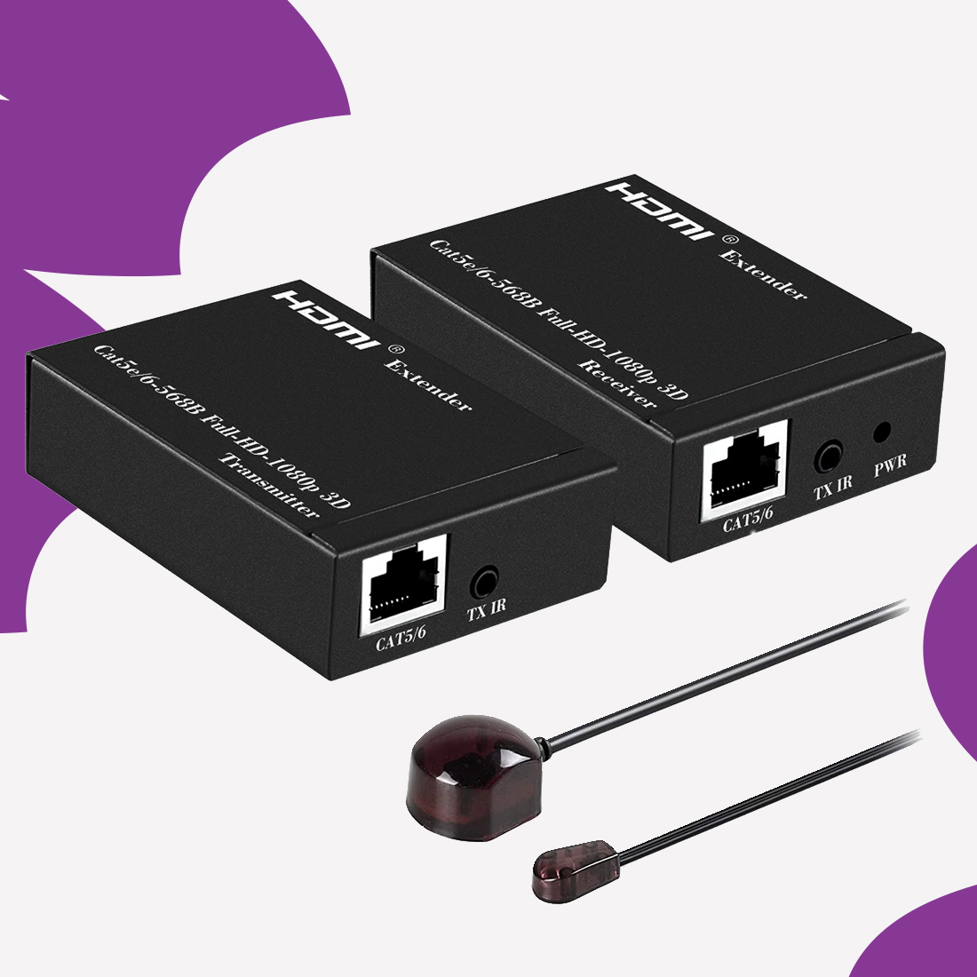 przedłużacz hdmi po lan, hdmi extender cat6, spacetronik sph-hlc6ir2, jak przedłużyć sygnał hdmi, transmiter hdmi ir, hdmi over ethernet, extender hdmi 60m, hdmi po skrętce