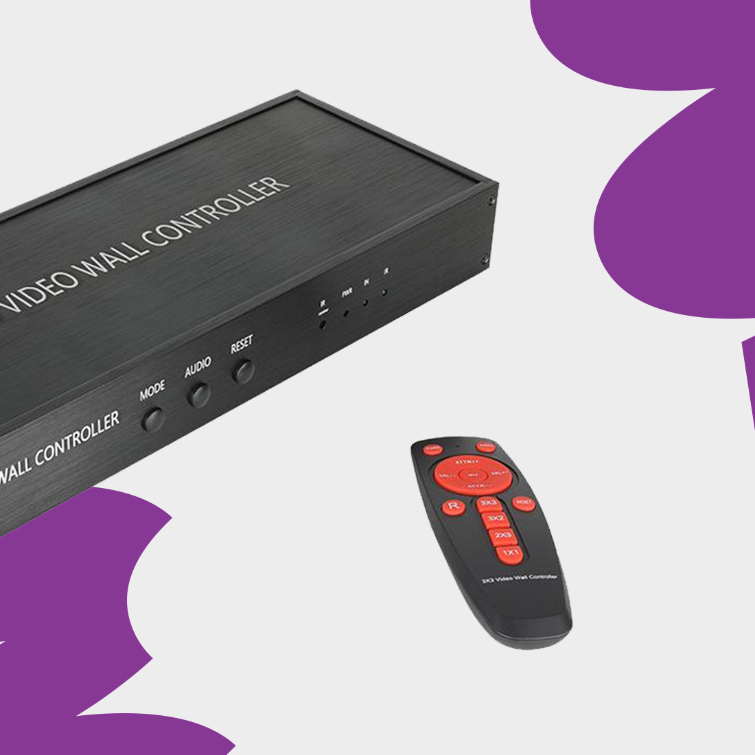 video wall controller, kontroler sciany wideo, spacetronik sph vw331, video wall 3x3, hdmi controller 4k, splitter hdmi 9 ekranow, kontroler projekcji 4k, kontroler do monitorow, kontroler 4k spacetronik, hdmi wall controller