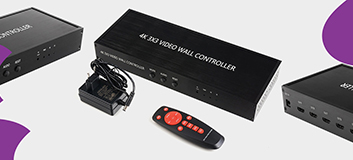 video wall controller, kontroler sciany wideo, spacetronik sph vw331, video wall 3x3, hdmi controller 4k, splitter hdmi 9 ekranow, kontroler projekcji 4k, kontroler do monitorow