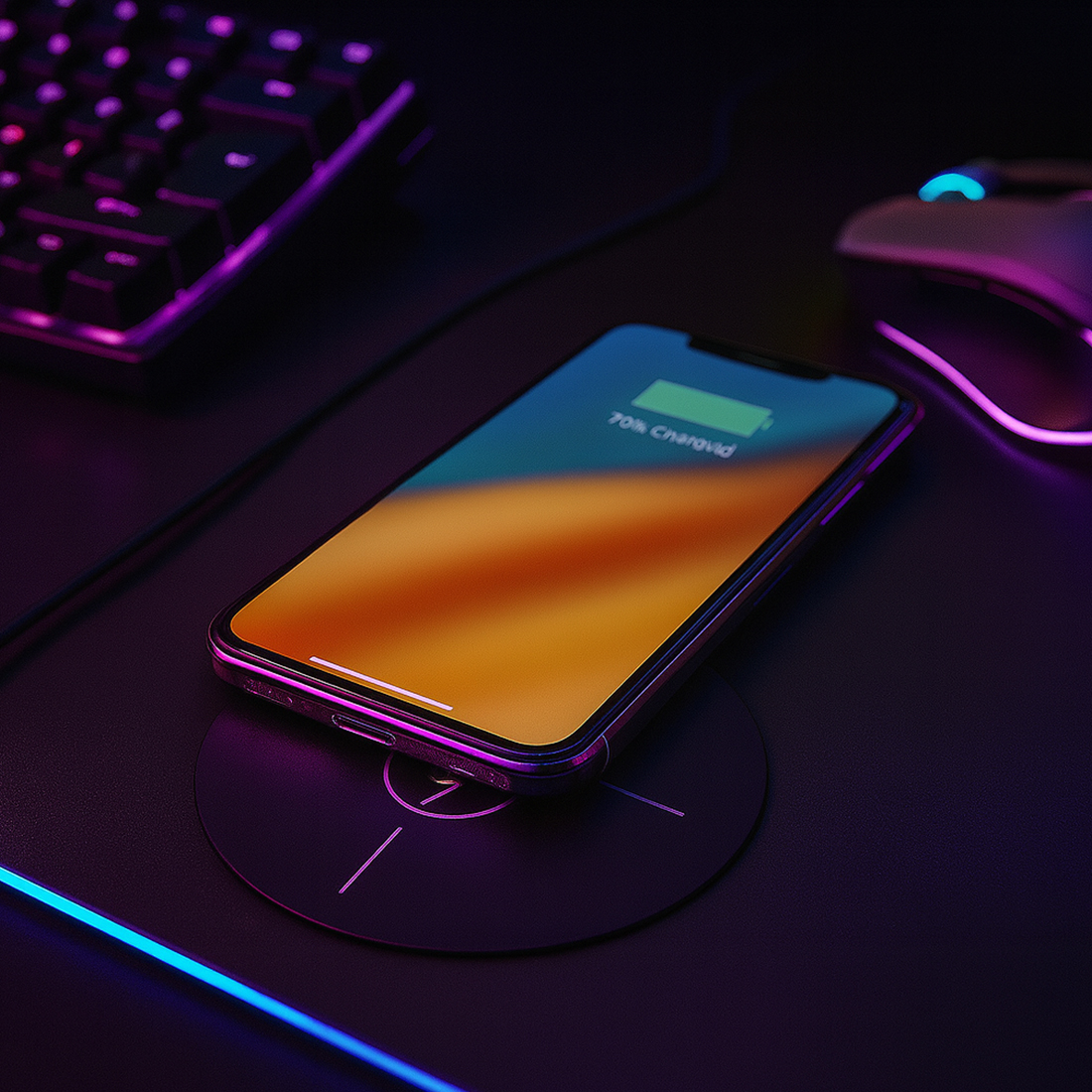 ładowarka bezprzewodowa pod blat, ładowarka indukcyjna pod biurko, Spacetronik SPSRW01BB, ładowarka Qi 10W, ukryta ładowarka do telefonu, podblatowa ładowarka do smartfona, bezprzewodowe ładowanie mebli, charger under desk