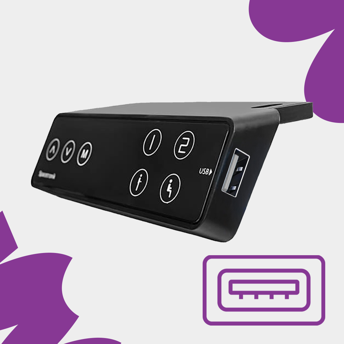 kontroler USB pamięć wysokości, panel stelaża elektrycznego, Spacetronik SPE152B, regulowany stelaż