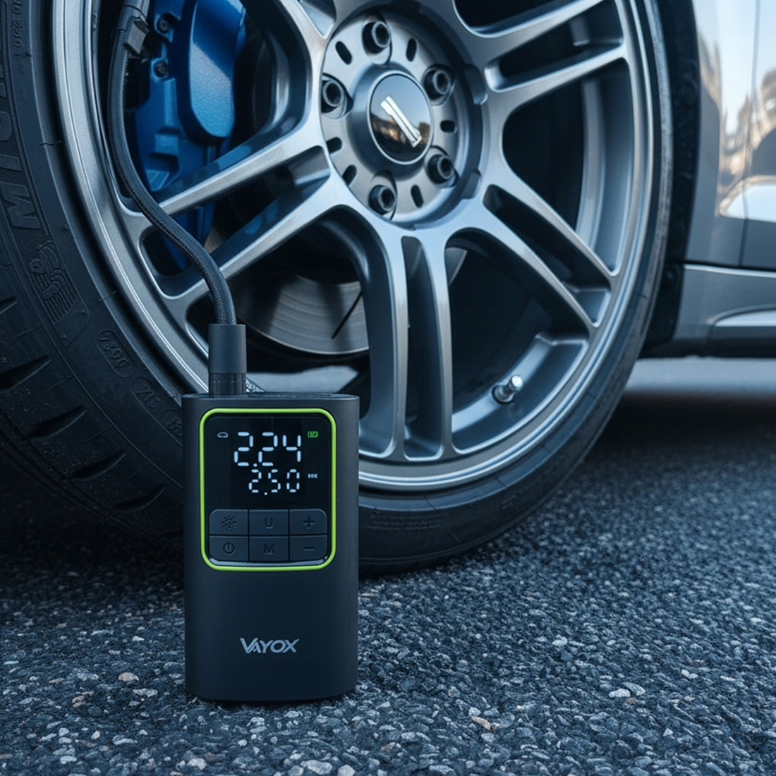 pompka elektryczna 150 psi vayox mini kompresor przenośny usb c pompka samochodowa rowerowa opone