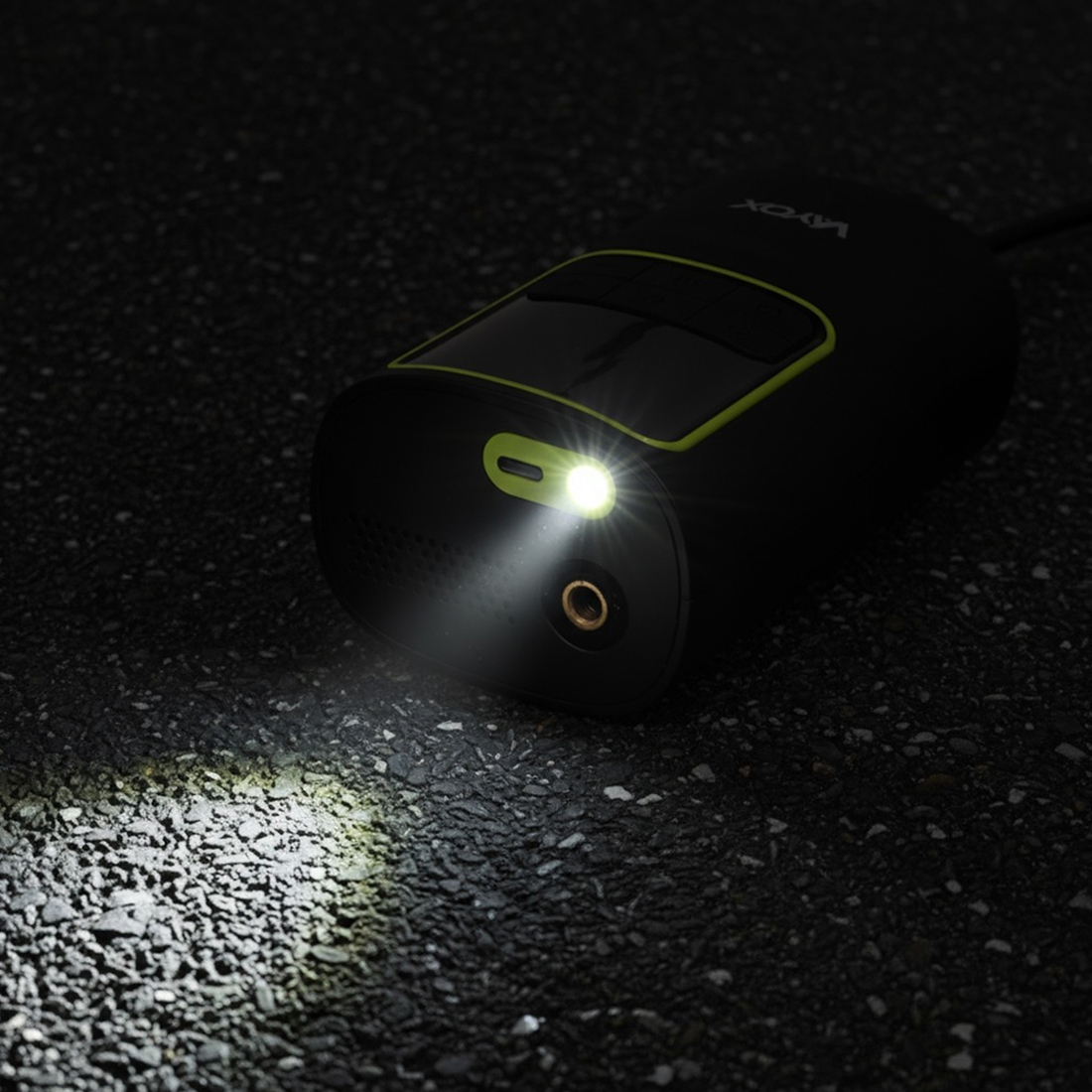 pompka elektryczna latarka led vayox kompresor przenośny