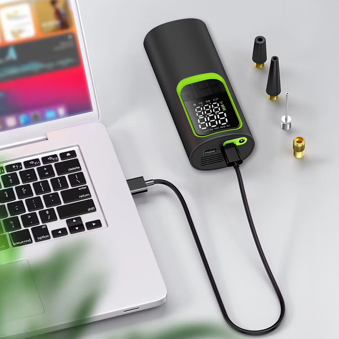 kompresor usb c szybkie ładowanie pompka elektryczna vayox