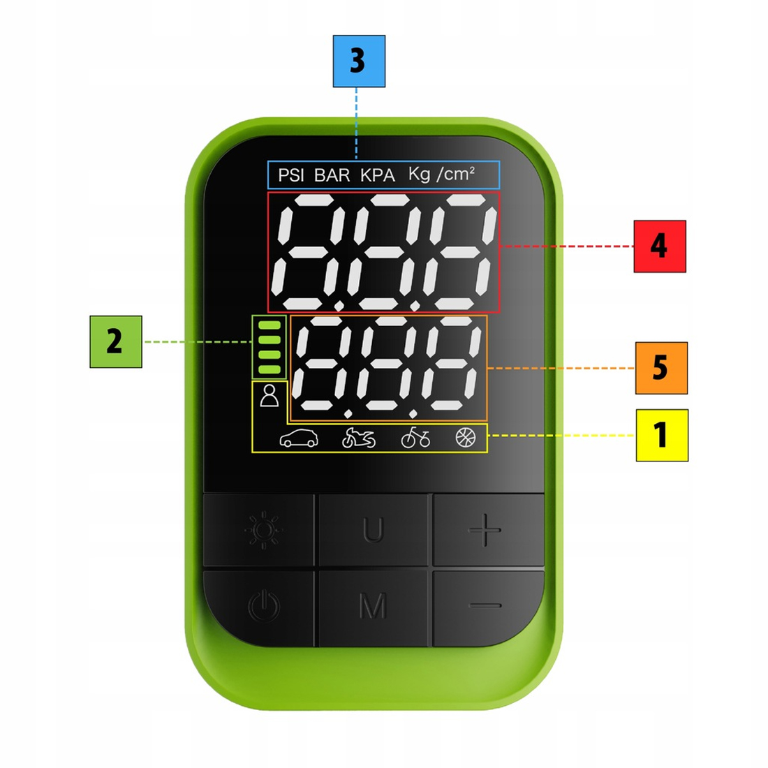 pompka elektryczna wyświetlacz led vayox kompresor mini