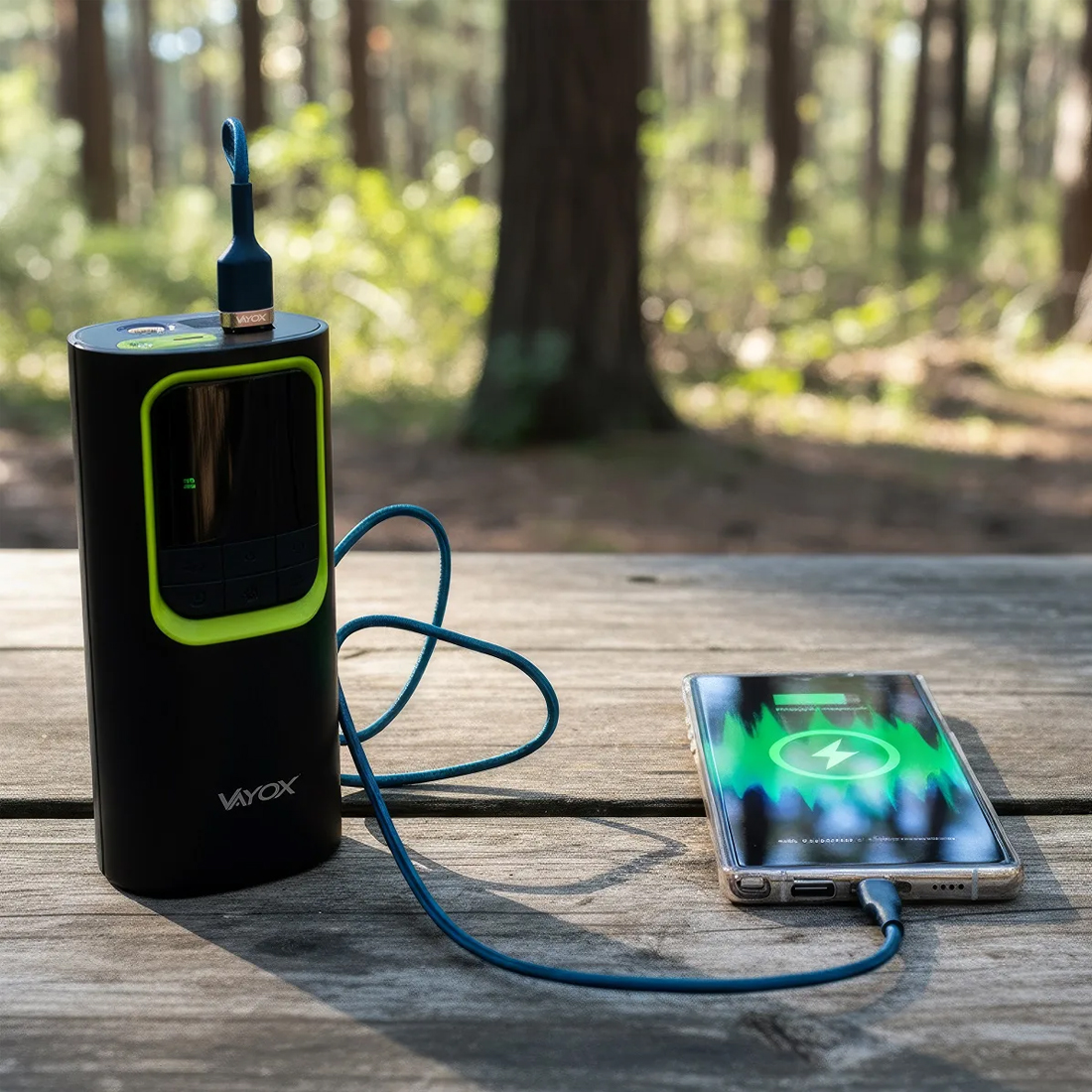 pompka elektryczna powerbank 8000mah vayox kompresor wielofunkcyjny