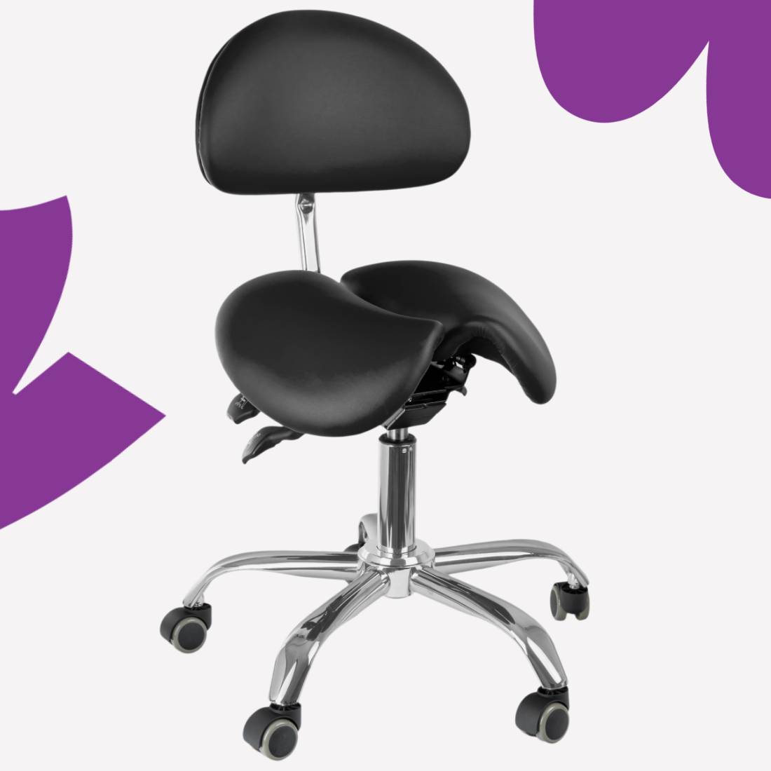 hoker ergonomiczny SPC-SELLA-30 czarny